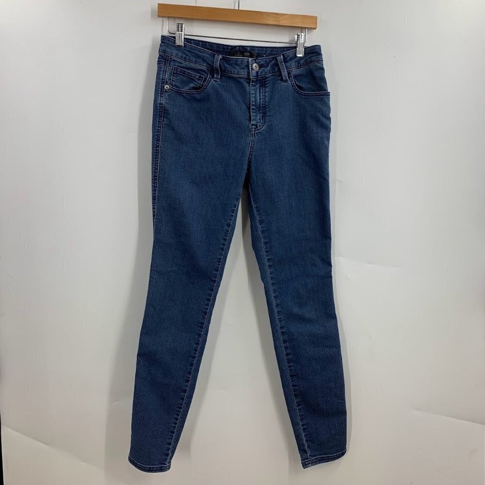 Prana Women's Kayla Skinny Organic‎ Cotton High Rise Stretch Denim Jeans Size 6